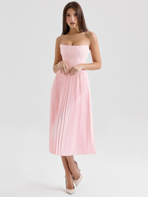 Eleonora Midi Dress Pink