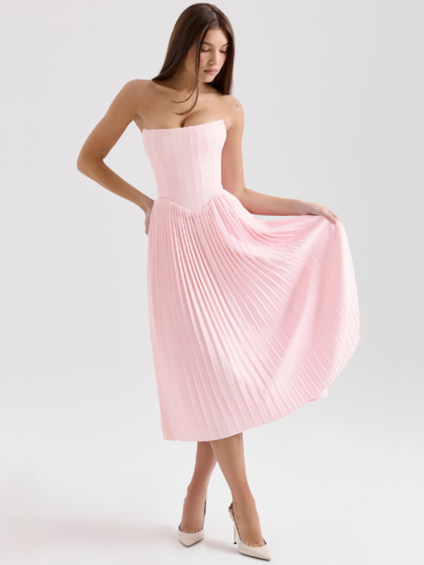 Eleonora Midi Dress Pink