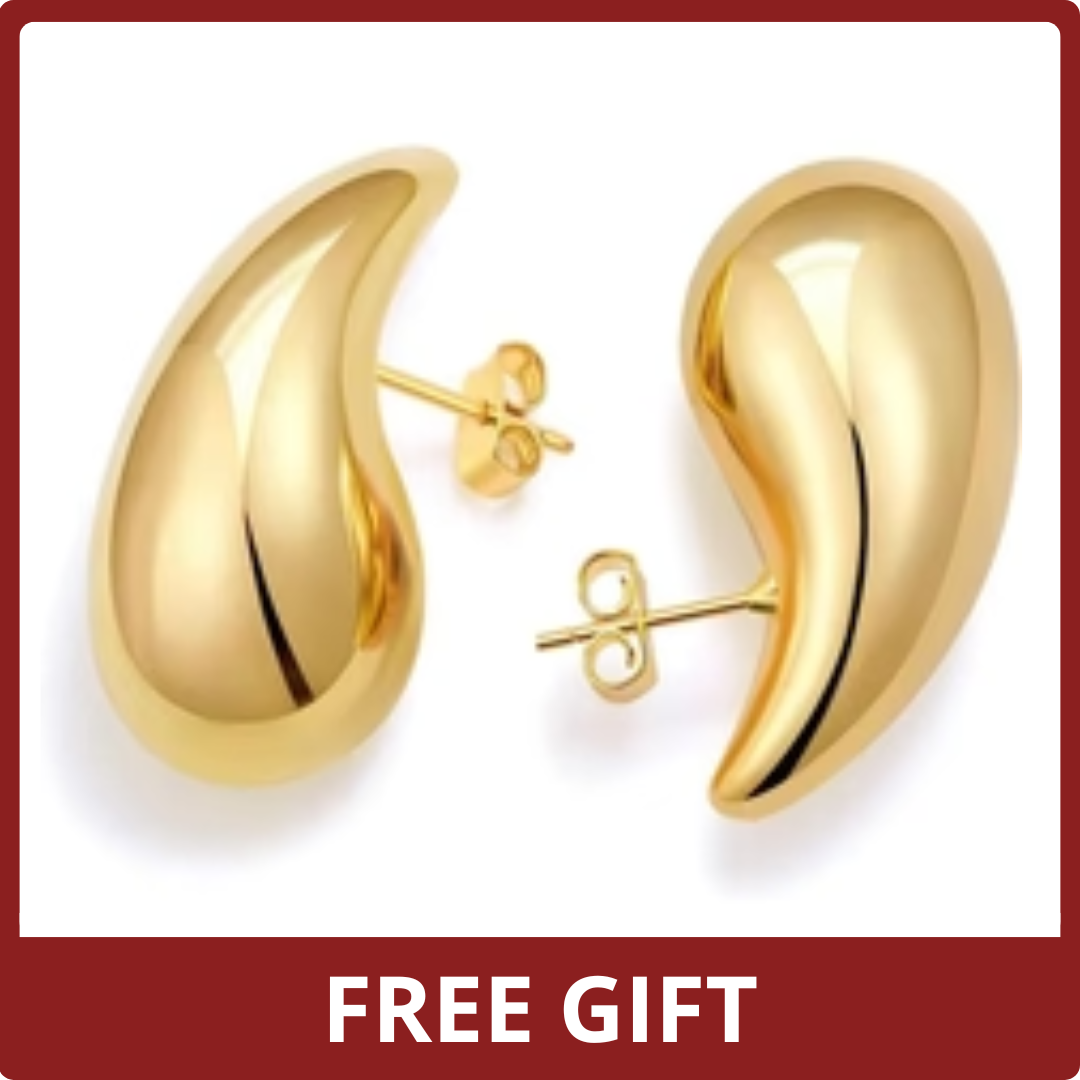 Gold Drop Earrings