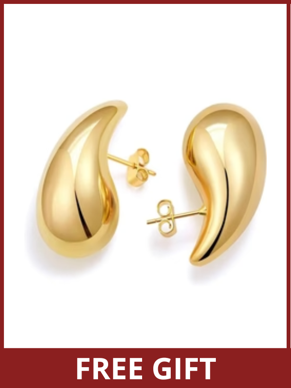 Gold Drop Earrings