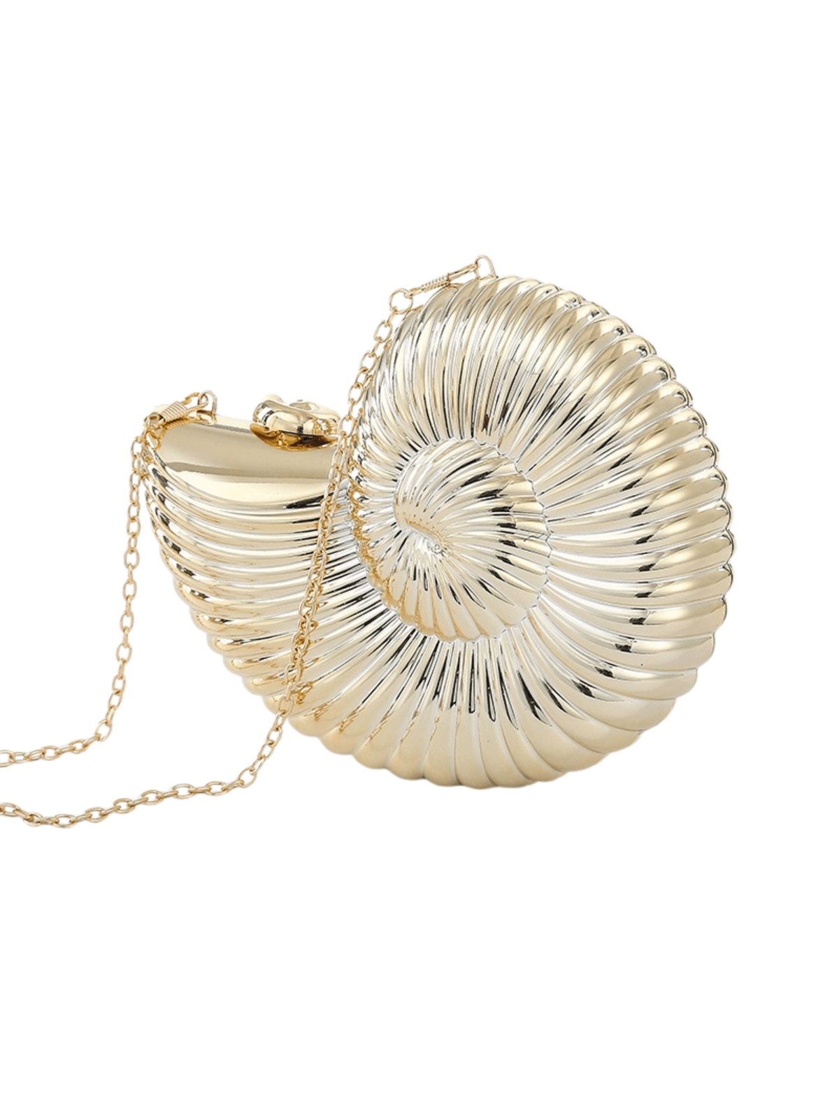 Pamela Acrylic Seashell Clutch